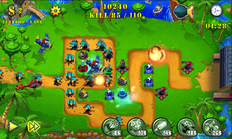   Tower Defense Evolution 2- screenshot 