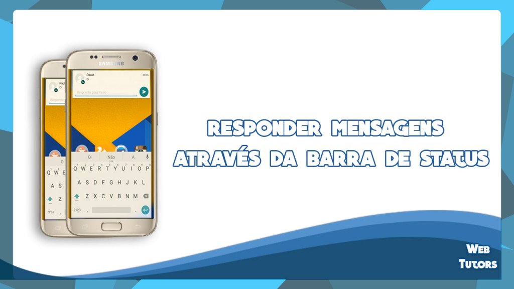 Tutorial – How to reply to messages through the android status bar.