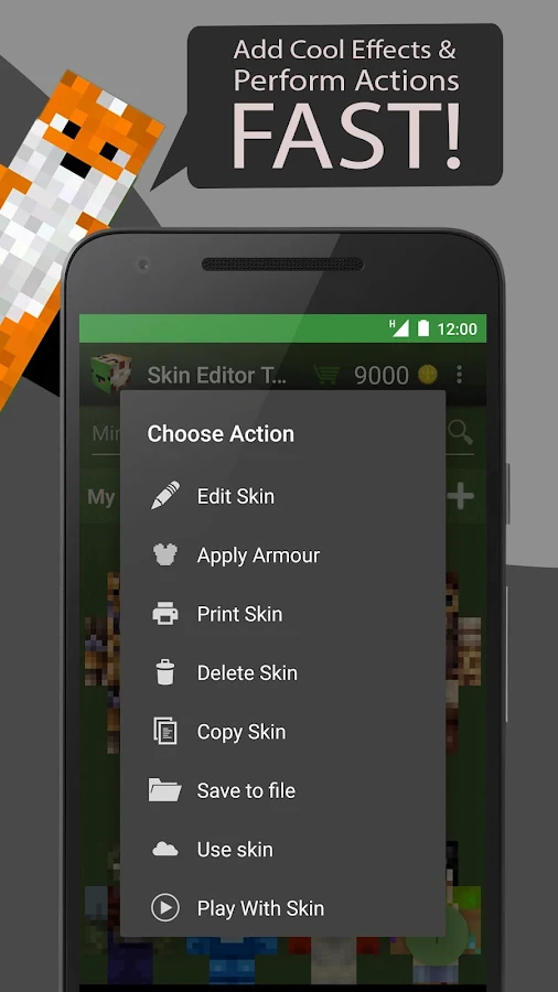   Skin Editor Tool for Minecraft: screenshot 
