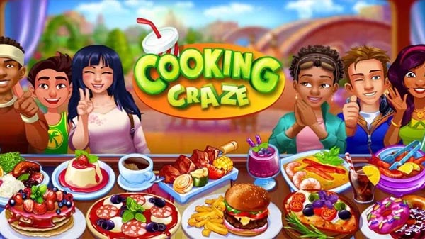 Cooking Craze v1.80.1 Apk Mod [Dinheiro Infinito]