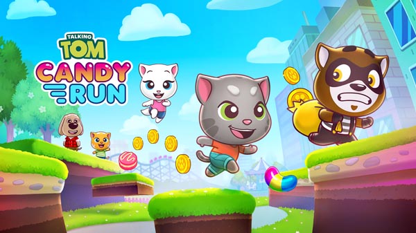 Talking Tom Candy Run v1.6.2.377 Apk Mod [Dinheiro Infinito]