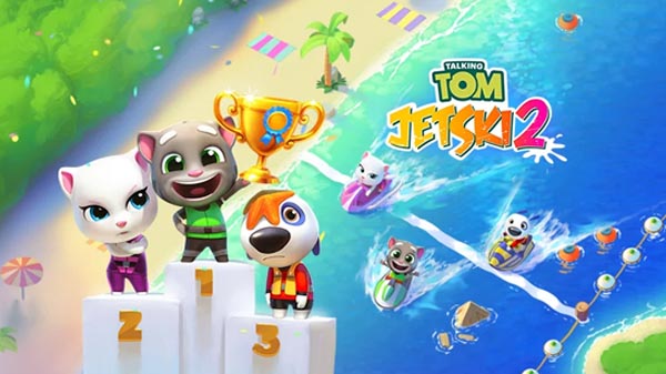 Talking Tom Jetski 2 v1.5.3.497 Apk Mod [Dinheiro Infinito]