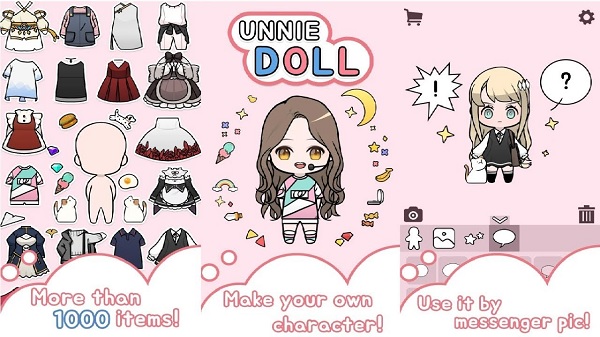 Unnie doll v4.6.4 Apk Mod [Tudo Desbloqueado]