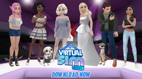 Virtual Sim Story Dream Life v0.2.2b Apk Free
